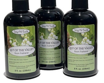 LILY of the VALLEY ~ Natural Air Freshener ~ 8oz Room Spray ~ Room Scent ~ Scented Room Sprays