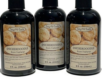 SNICKERDOODLE ~ Natural Air Freshener ~ 8oz Room Spray ~ Room Scent ~ Scented Room Sprays