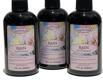 RAIN ~ Natural Air Freshener ~ 8oz Room Spray ~ Room Scent ~ Scented Room Sprays