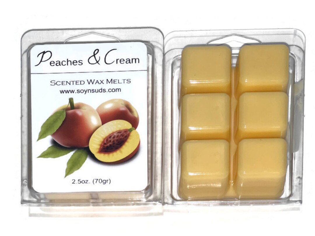 Georgia Peach Soy Wax Melts Wax Cubes Natural Wax Melts Wax Melts Phthalate  Free Dye Free 