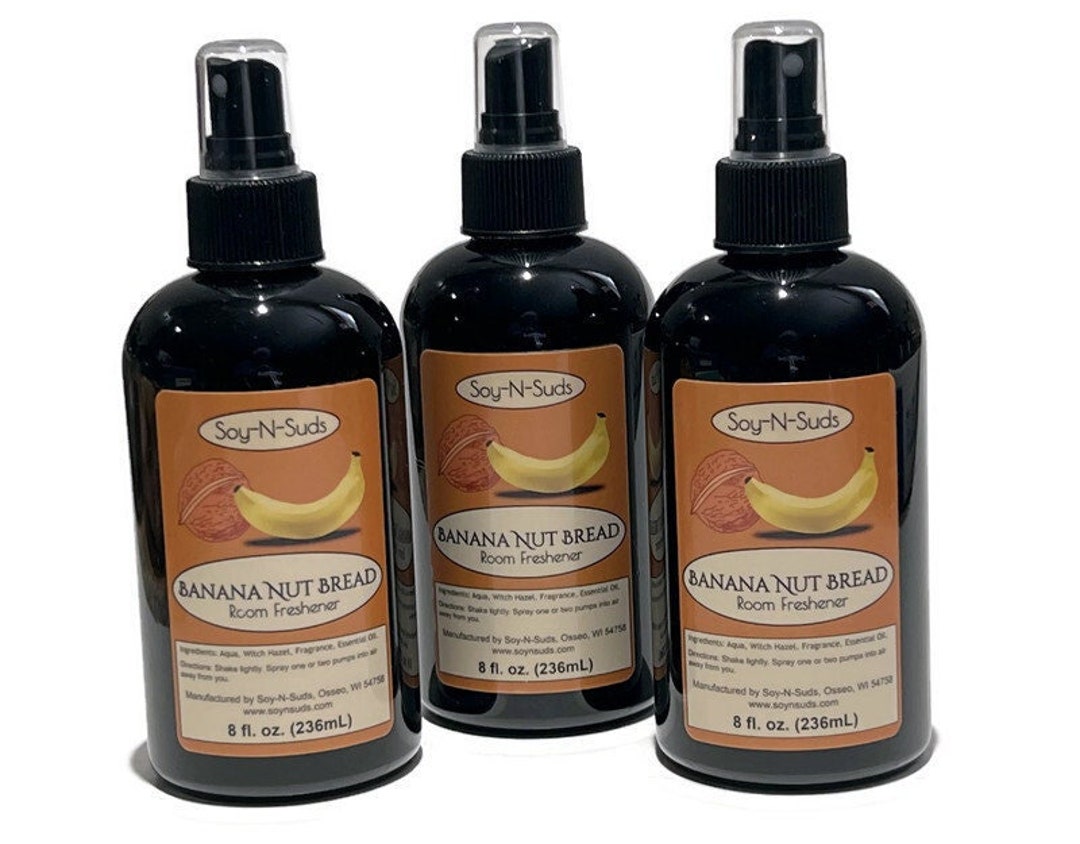 BANANA NUT BREAD Natural Air Freshener 8oz Room Spray Etsy