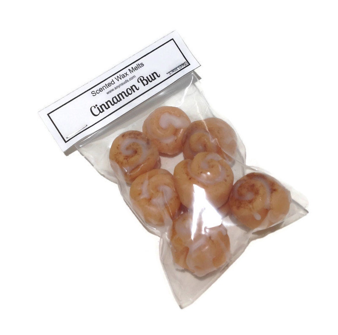 CINNAMON BUN Cinnamon Bun Wax Embeds Wax Melts Wax Tarts Etsy