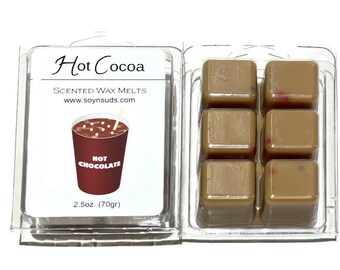 HOT COCOA // Soy Blend // Candle Tarts // Scented Tarts // Wax Melts // Clamshells // Scented Wax // Soy-N-Suds // Made in Wisconsin