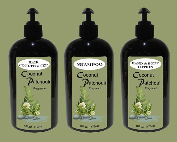 Coconut Patchouli Hair Conditioner Liquid Shampoo Lotion Etsy