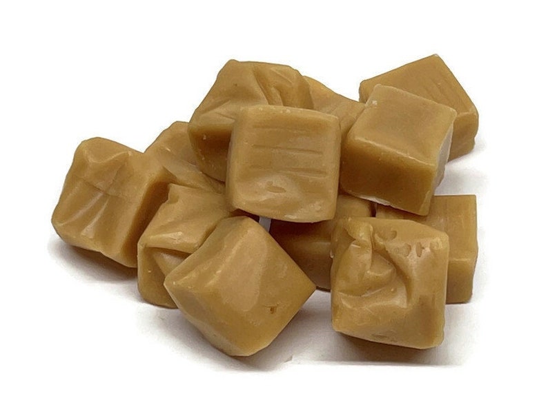 CARAMEL Wax Embeds Wax Melts Wax Tarts Scented Embeds Candy Shape Wax Melts Scented Decorations for Dessert Candle Wax Decorations Fake Food image 1