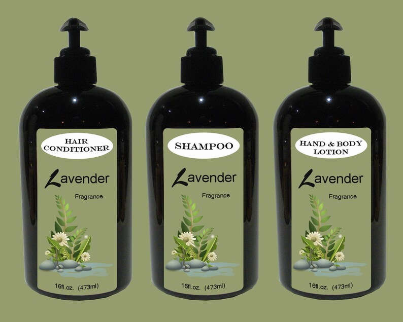 LAVENDER Hair Conditioner Liquid Shampoo Lotion Essential Etsy