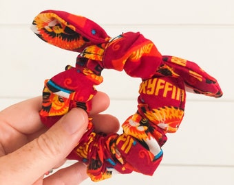 Gryffindor Hogwarts Scrunchie Made w/Licensed Harry Potter Fabric