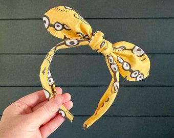 Minions Fabric Knotted Headband | Universal Headband