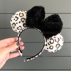 Muted Animal Print Minnie Ears | Pastel Animal Print Park Ears | Animal Kingdom Park Ears