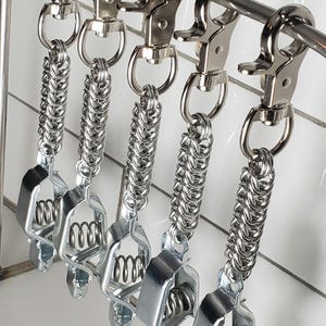 Glove Clip Glove Holder Silver (1 Clip)