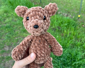 Easy Crochet Teddy Bear Pattern (PDF Pattern)