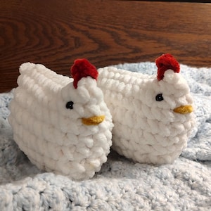 Patrón de crochet de pollito pequeño y grueso: patrón de crochet fácil y lindo de costura baja para todos los niveles de habilidad