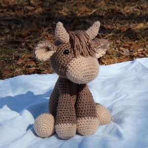 Highland Cow Crochet Pattern