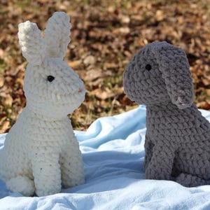 Bunny Crochet Pattern - Realistic Bunny Rabbit Crochet Pattern