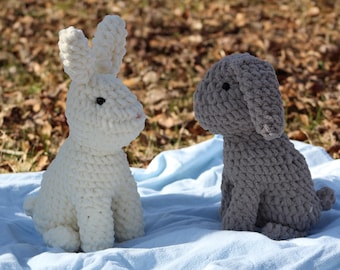 Realistic Bunny Crochet Pattern: Plush Animal (PDF Pattern)