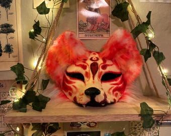 Handmade Kitsune Mask!