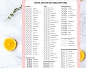 100 erste Lebensmittel für dein Baby, Beikost, Lebensmittelliste für Eltern, Baby's first food, Baby Nahrung Liste, Checkliste Deutsch