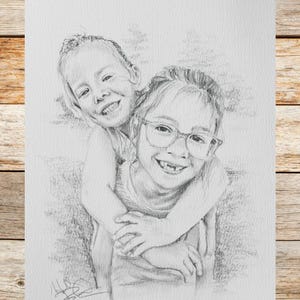 Portrait, Pencil Portrait, Custom Portrait, Pet Portrait, Portrait from Photo, Pencil Drawing, Drawing From Photo,