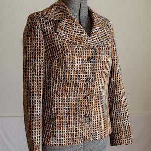 Orange Tweed Jacket - Etsy