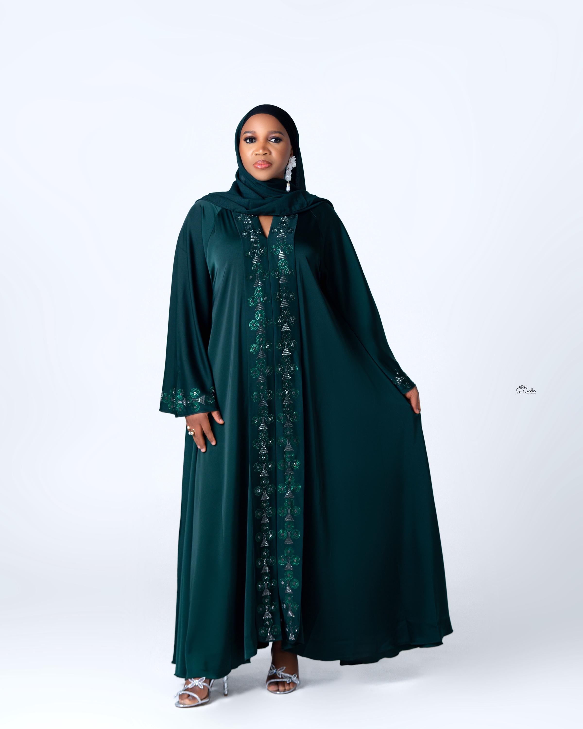Emerald Green Muslim Dress - Etsy Emerald Green Muslim Dress - Etsy