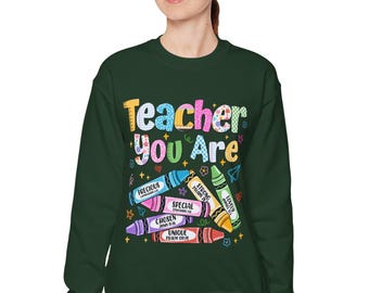 Inspirational Teacher Sweatshirt, Gifts for Teachers, Education Apparel, Teacher Appreciation, Unisex Crewneck Gift