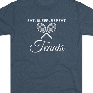 Tennis Lover Crew T-Shirt, lässiges Sport-T-Shirt, Geschenk für Sportler, Tennis-Themen-Bekleidung, perfekt für Sportveranstaltungen, Fitness-Studio tragen