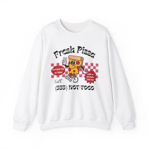 Fresh Hot To Go Pizza Unisex Heavy Blend™ Crewneck Sweatshirt