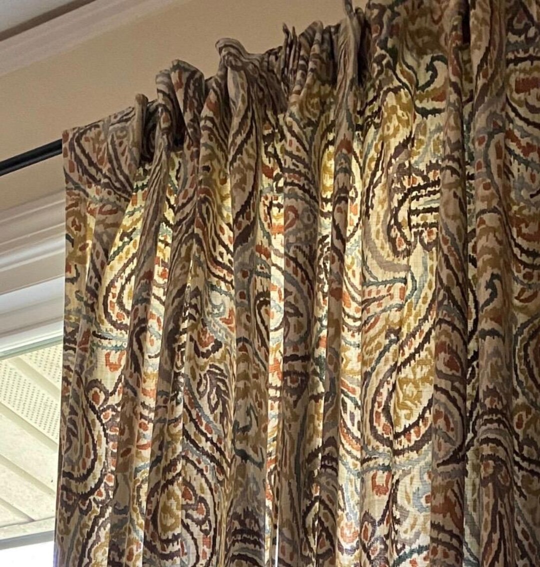 Vintage-style Window Curtains - Etsy