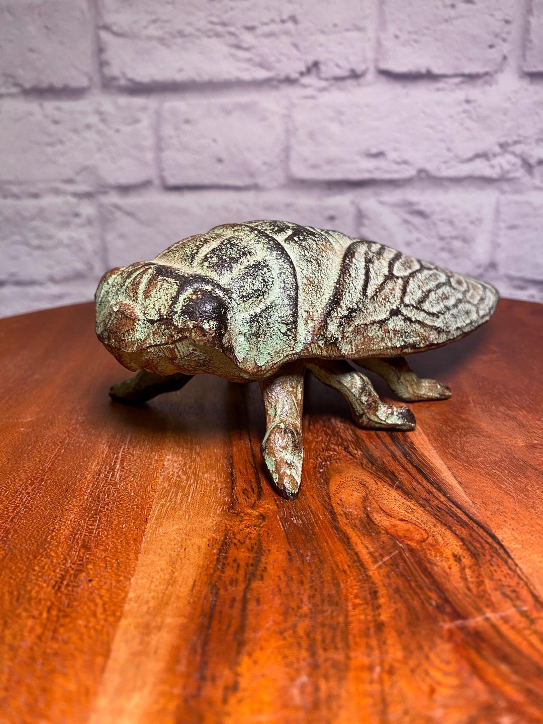 Cast Iron Cicada Sculpture | Bug Figurine - Etsy