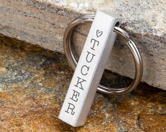 Personalized Aluminum Bar Dog Tag: Custom Engraved Pet ID