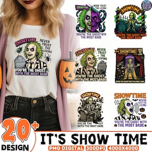 20+ Movie Characters Png Bundle, It's Show Time Png Bundle, Horror Movie Png, Spooky Season Png, Beetlejuice Png, Horror Character Png
