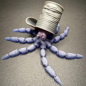 Gus the Flexi Octopus – 3D Printed Articulated Fidget Toy, Wiggly Octopus Desk Buddy, Fun Ocean Animal Gift, Cute Keychain Accessory