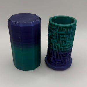 Russian Doll Maze Box – 3D Printed Puzzle Toy with Hidden Compartment, Brain Teaser Gift, Secret Storage, Unique Fidget Challenge