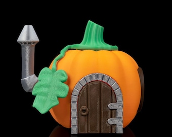 3D-printad pumpafehus – Höstträdgårdsdekor