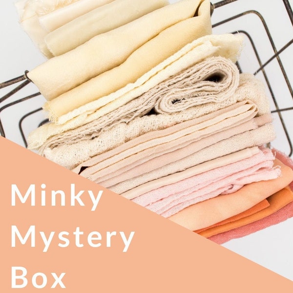 Mystery Fabric Box of Minky or Cuddle Cuts