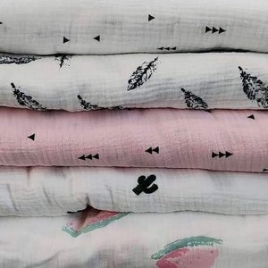 Modern Designs Print Double Gauze