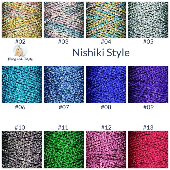 Cosmo Nishiki Ito Metallic Embroidery Thread - Etsy