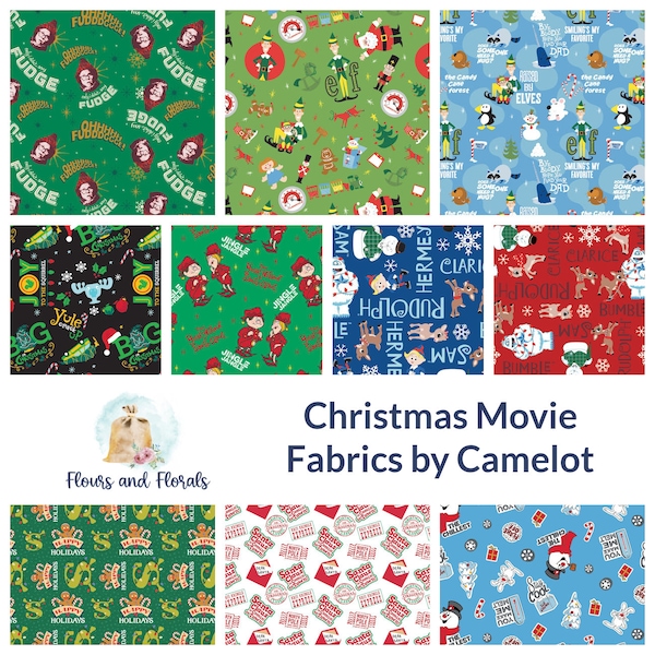 Christmas Movie Fabric by Camelot Fabrics