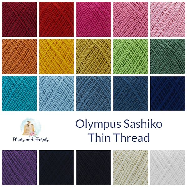 Olympus Sashiko Garn – 20 Meter Baumwollfaden In Blau Für Traditionelle Japanische Stickerei