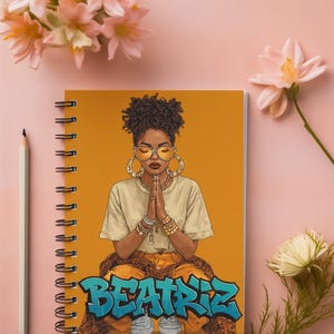 Betende Frau Spiralblock: Art Journal zur Inspiration