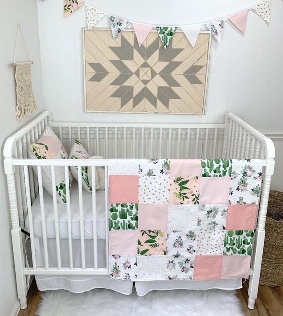 pink nursery bunting