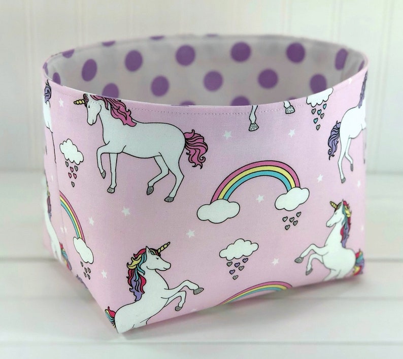 unicorn storage bins