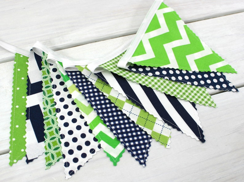 Nursery Bunting Fabric Bunting Patio Decor Photography Prop Etsy