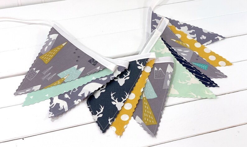 bunting for baby boy nursery