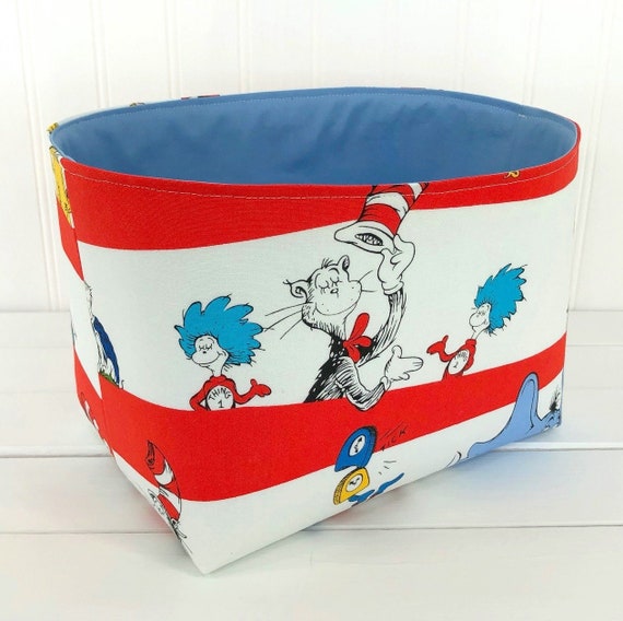 Dr Seuss Nursery Decor Seuss Storage Basket Baby Shower Gift Etsy