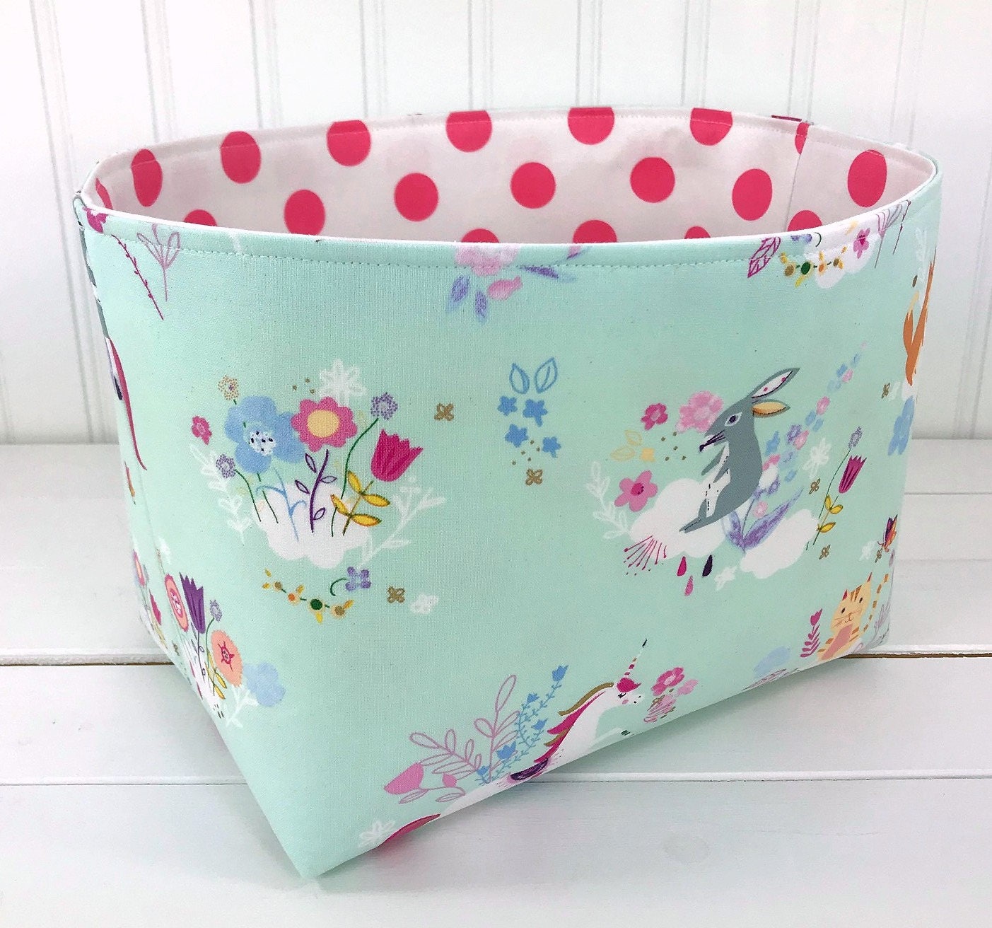 unicorn storage basket