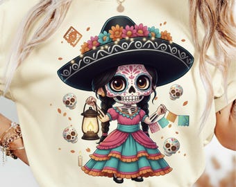 Dia de los muertos png | Dia de muertos png | Sugar Skull Boy PNG | floral sugar skull día de los muertos | Day of the Dead Girl Catrina PNG