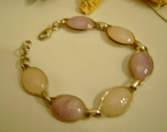 Amethyst and Rose Quartz Bracelet