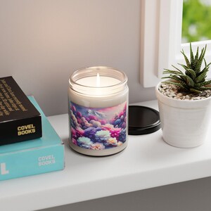 Soy Candle, Floral Design, Scented Candle, Home Decor, Gift for Her, Mother&#39;s Day Gift