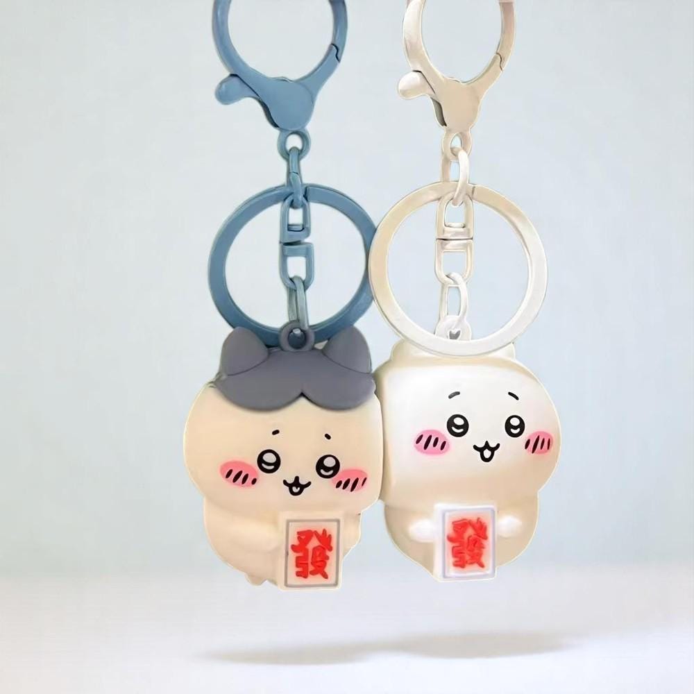 Chiikawa Magnetic Pendant Keychain, Anime Usagi Hachiware Cut, Creative Magnetic Anti Lost Keychain, Couple Backpack Pendant Decoration Gift